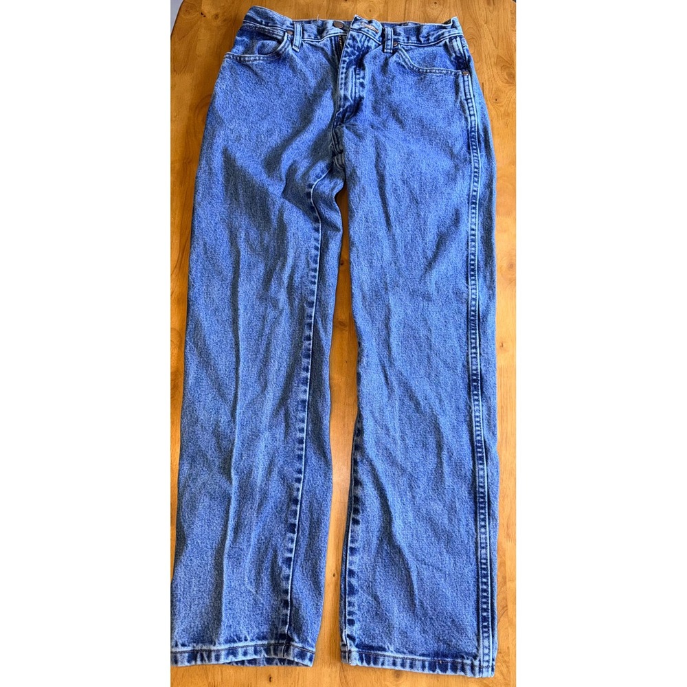 Wrangler Cowboy Cut Relaxed Fit Jeans Mens 30x32 Blue Denim 1013MWZGK 335 - Picture 5 of 8